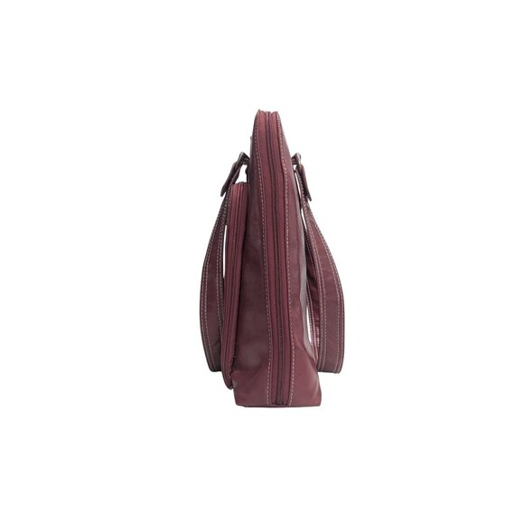 Samsonite A-Frame Laptop Tote Business Case Burgundy Style 938614 Fits 14”Laptop - Picture 5 of 11